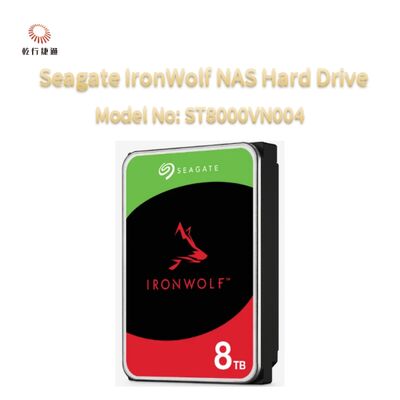 Seagate IronWolf® Network-Attached Storage (NAS) Hard Drive Model No: ST8000VN004
