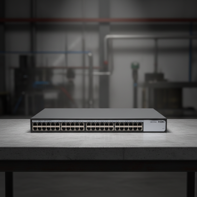 H3C S1248 Full Gigabit Ethernet Switch 48 10/100/1000Mbps Otomatis Menegosiasikan Port RJ45