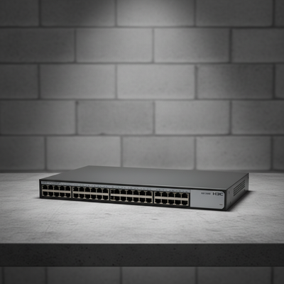 H3C S1248 Full Gigabit Ethernet Switch 48 10/100/1000Mbps Otomatis Menegosiasikan Port RJ45