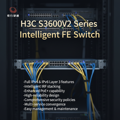 Sakelar Ethernet Cepat IRF Cerdas Seri H3C S3600V2 S3600V2-52TP-SI