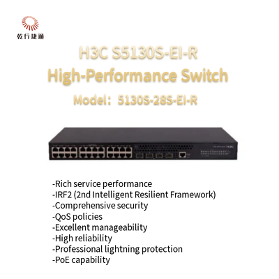 H3C S5130S-EI-R 5130S-28S-EI-R Switch Gigabit Ethernet Berkinerja Tinggi Generasi Berikutnya