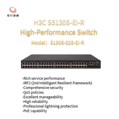 H3C S5130S-EI-R 5130S-52S-EI-R Switch Gigabit Ethernet Berkinerja Tinggi Generasi Berikutnya