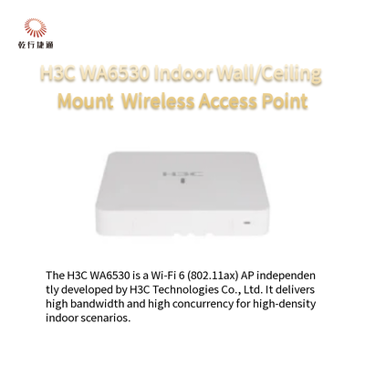 H3C WA6530 Pemasangan di Dinding/Langit-Langit Dalam Ruangan Titik Akses Nirkabel Wi-Fi 6 (802.11ax)
