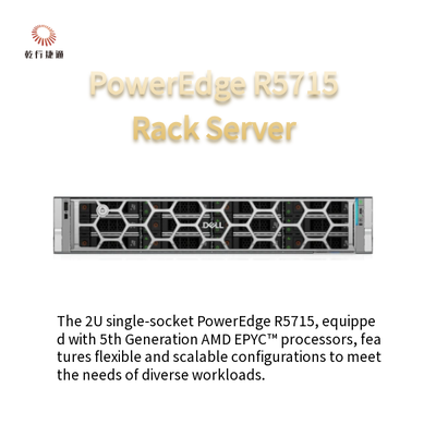 PowerEdge R5715 2U Single-Socket Server Didukung oleh 5th Generation AMD EPYC Processor