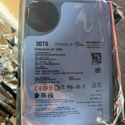 Hard Drive Enterprise Seagate Exos EXOS 28TB Model No: ST30000NM011F