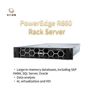 Server Rak PowerEdge R860 Intel Xeon Processor Pemasok Rak Server 2u