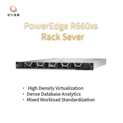 Pemasok server untuk bisnis kecil Dell PowerEdge R660xs server rak 1U, dua soket