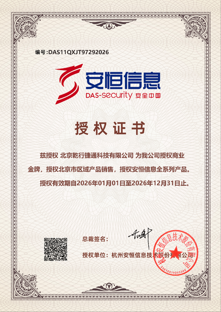 Cina Beijing Qianxing Jietong Technology Co., Ltd. Sertifikasi